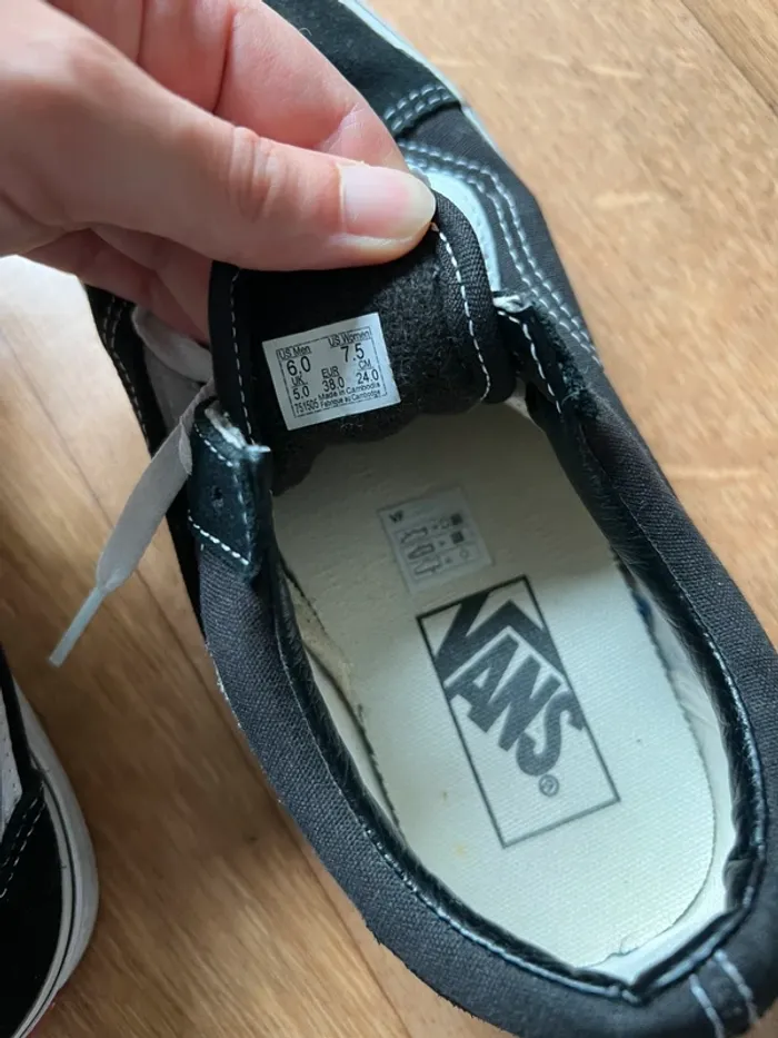 Baskets noires Vans 38 - photo numéro 6