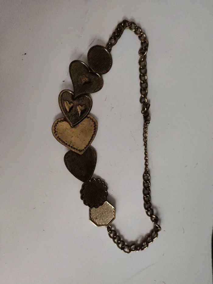 Collier tout métal doré - photo numéro 5