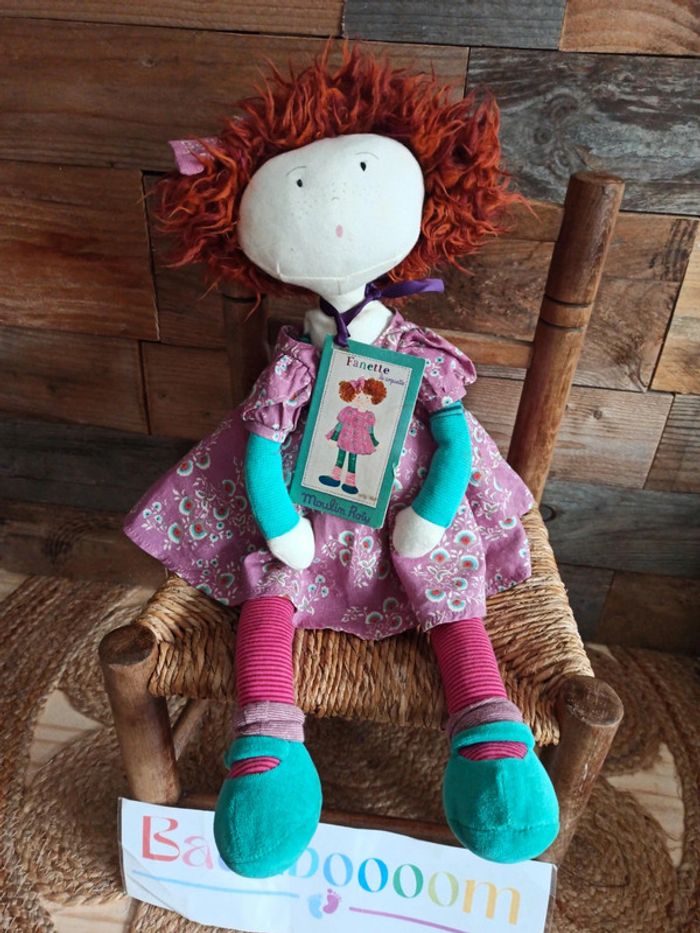 Peluche poupée moulin roty Fanette la coquette - photo numéro 2