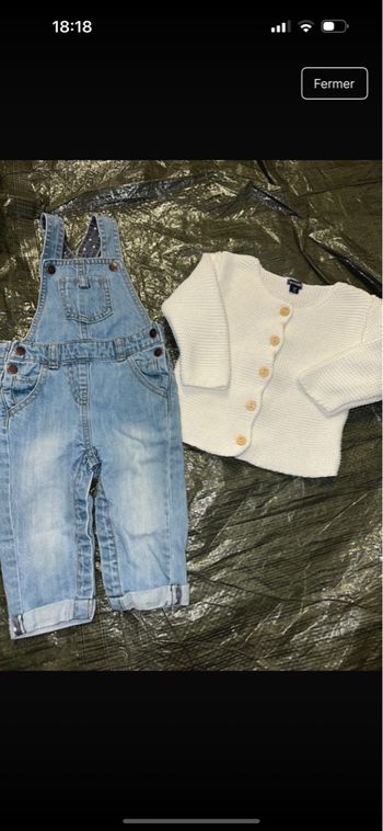 Salopette + gilet chaud