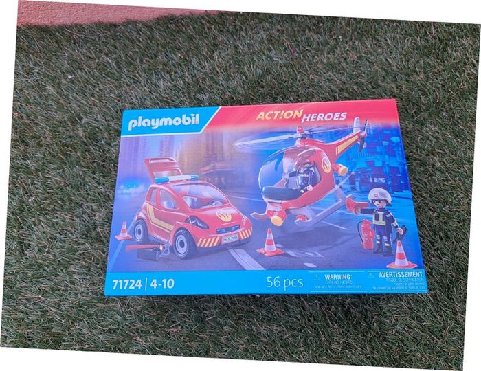 Playmobil pompier 71724 neuf non ouvert avec boîte. - photo numéro 2