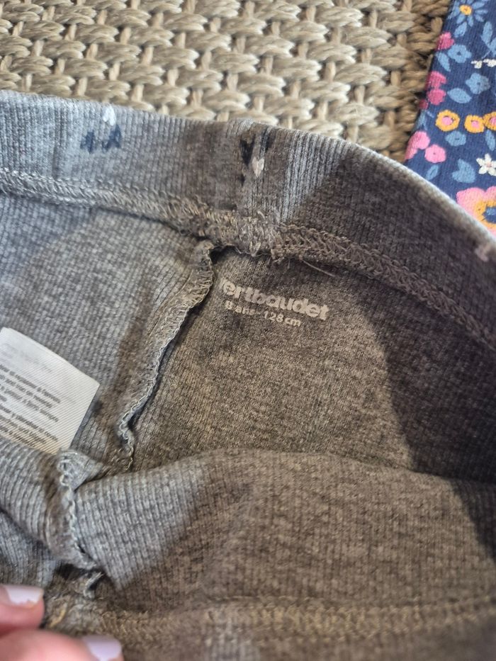 Lot de 3 leggings longs épais à motifs - 8 ans - photo numéro 4