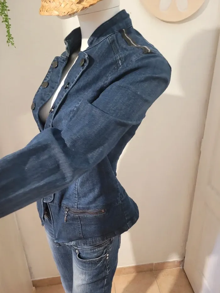 Petit blouson en jean - photo numéro 5