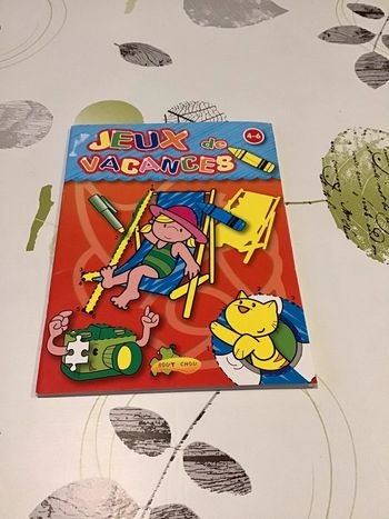 Livre jeux de vacances 4/6 ans bout’Chou