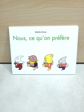 🌺 Livre (école des loisirs) : Nous, ce qu'on préfère