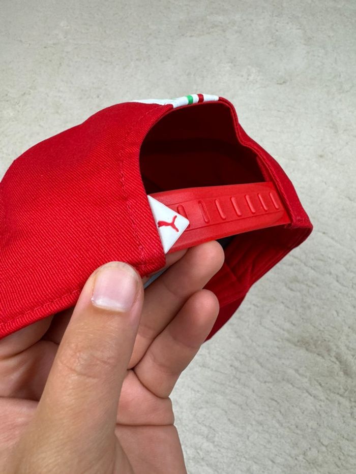 Casquette Puma Ferrari F1 16 Charles Leclerc Rouge Neuve - photo numéro 5