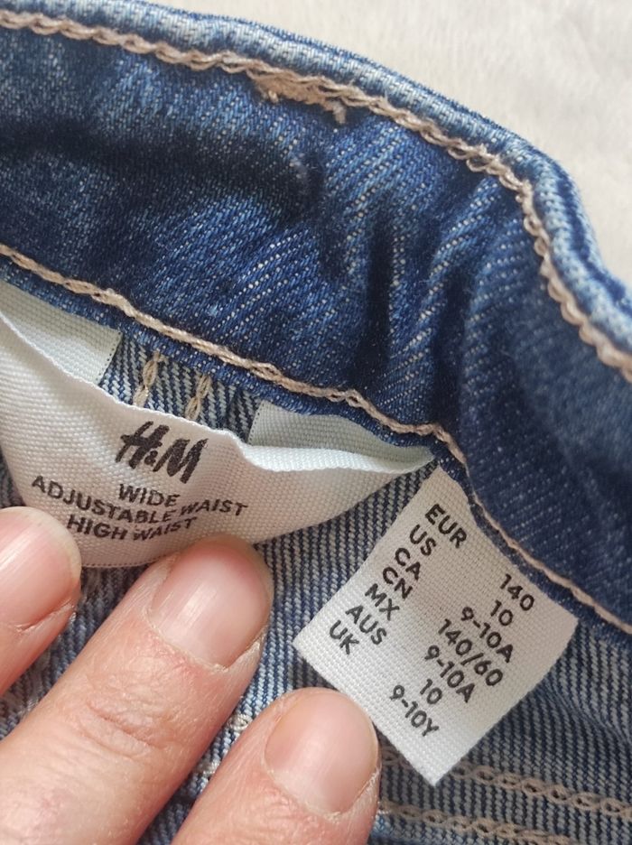 Pantalon Jean flare h&m 9-10ans - photo numéro 3