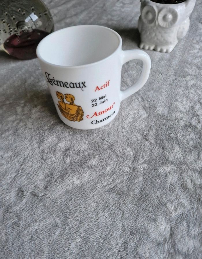 Tasse blanche Gémeaux