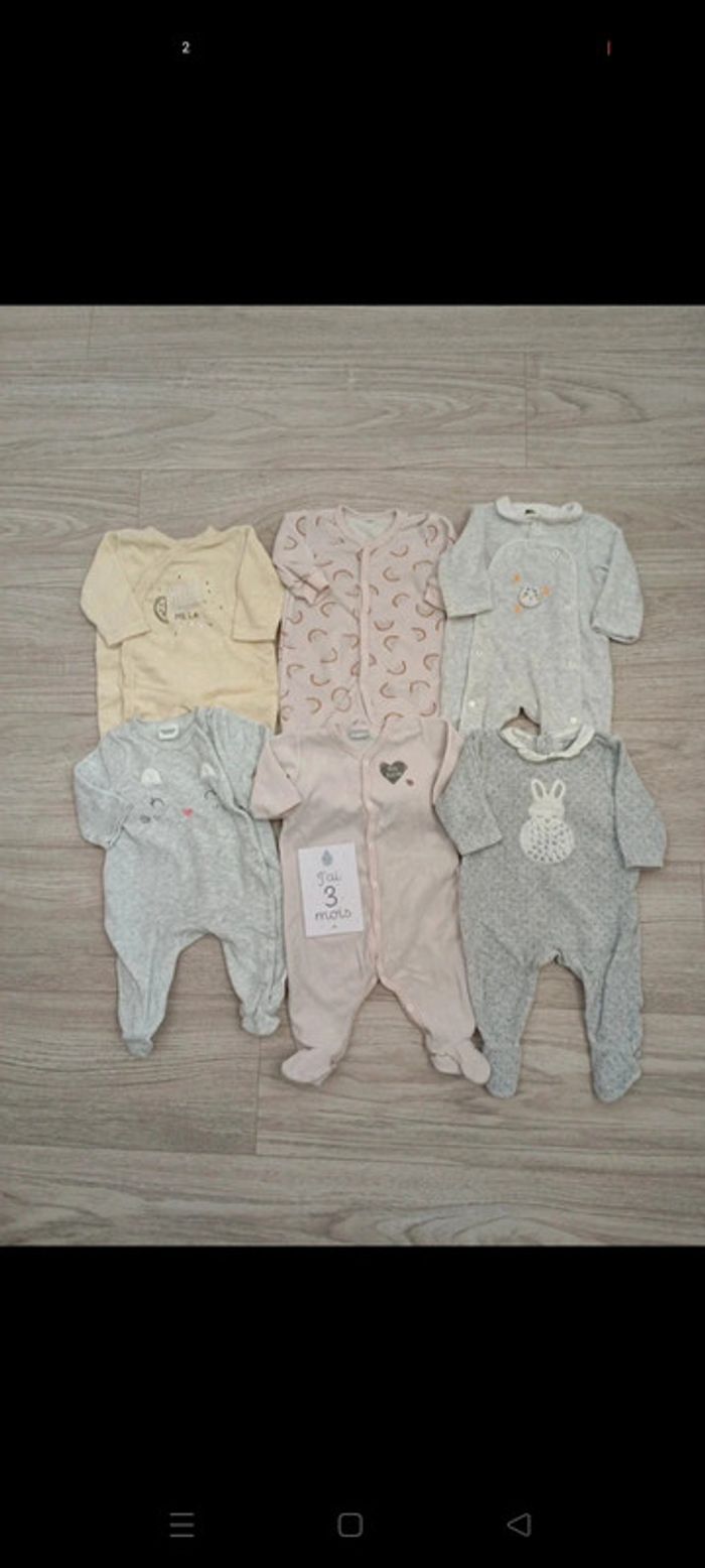 Lot bébé fille 3 mois 36 pièces - photo numéro 13