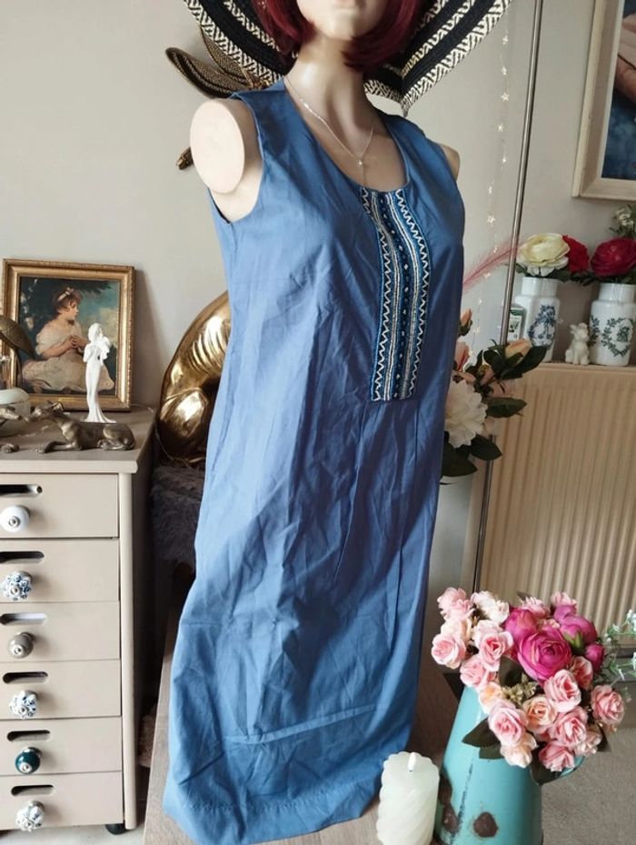 🪷Robe en Coton Casual à Perles Anne Weyburn T36/38🪷 - photo numéro 2