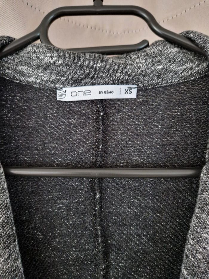 Veste gémo gris chiné - photo numéro 2