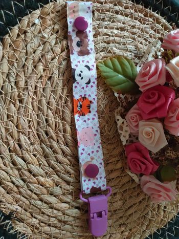 🎀Attache tétine animaux🎀