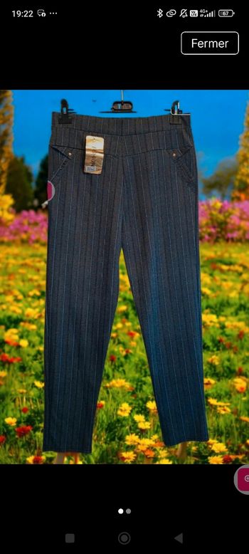 Superbe et chic pantalon droit  