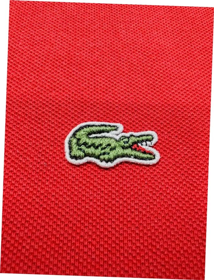 Lacoste polo rouge classic fit authentique très bon état taille  XS - photo numéro 4