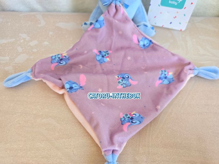 Doudou mouchoir / Comforter Disney Stitch - photo numéro 3