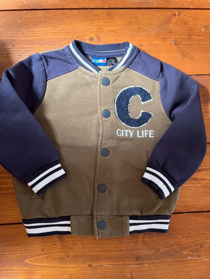 Veste gilet bomber enfant bébé garçon - photo numéro 2