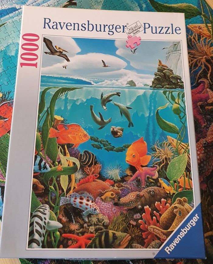 Puzzle Ravensburger monde sous-marin 1000 pièces