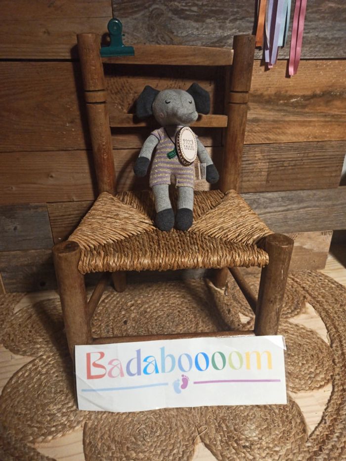 Peluche éléphant Elliot picca loulou neuf