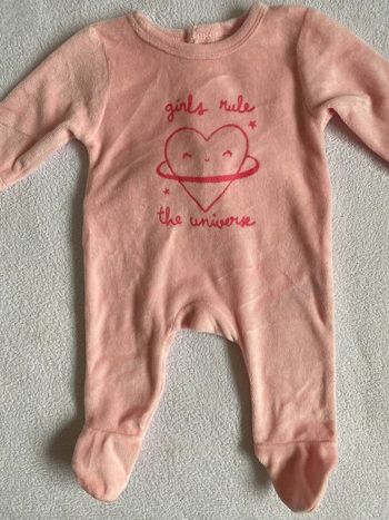 Pyjama velours neuf 0 mois