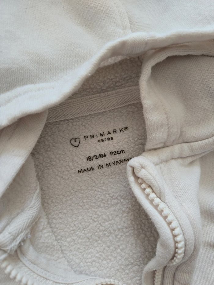 Gilet blanc 18 mois - photo numéro 2