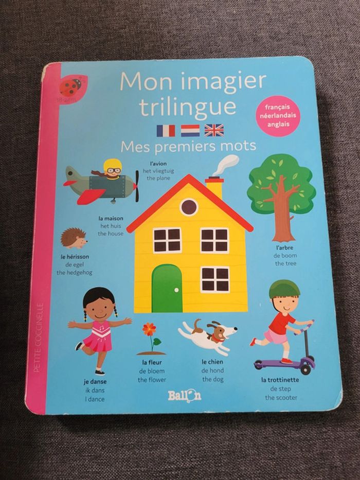 Mon imagier trilingue mes premiers mots