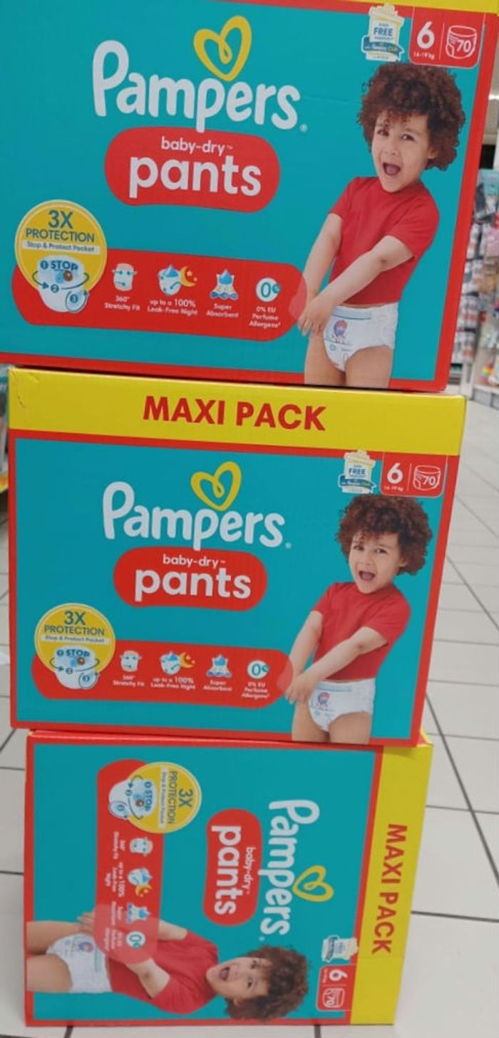 Couches pamper baby dry pants T6