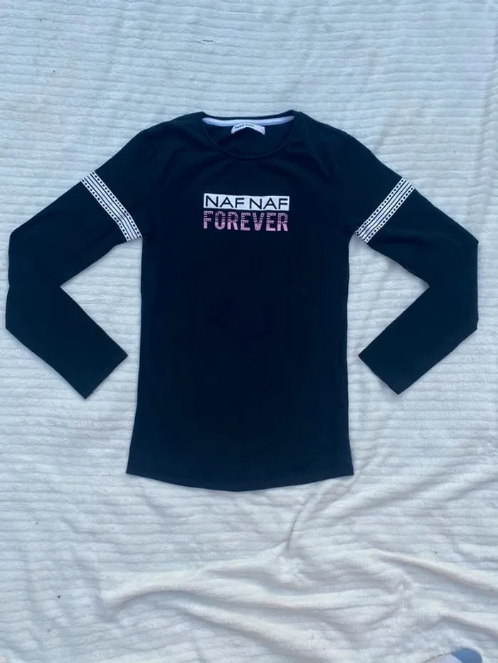 T-shirt Naf Naf noir 14ans