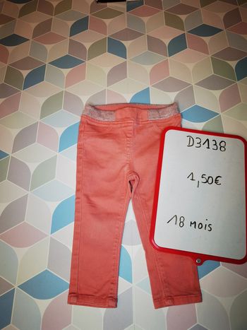 D3138 - legging fille 18 mois