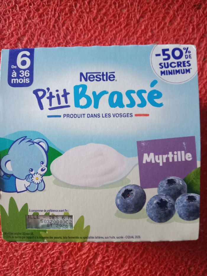 Yaourts p'tit brassé myrtille - photo numéro 4