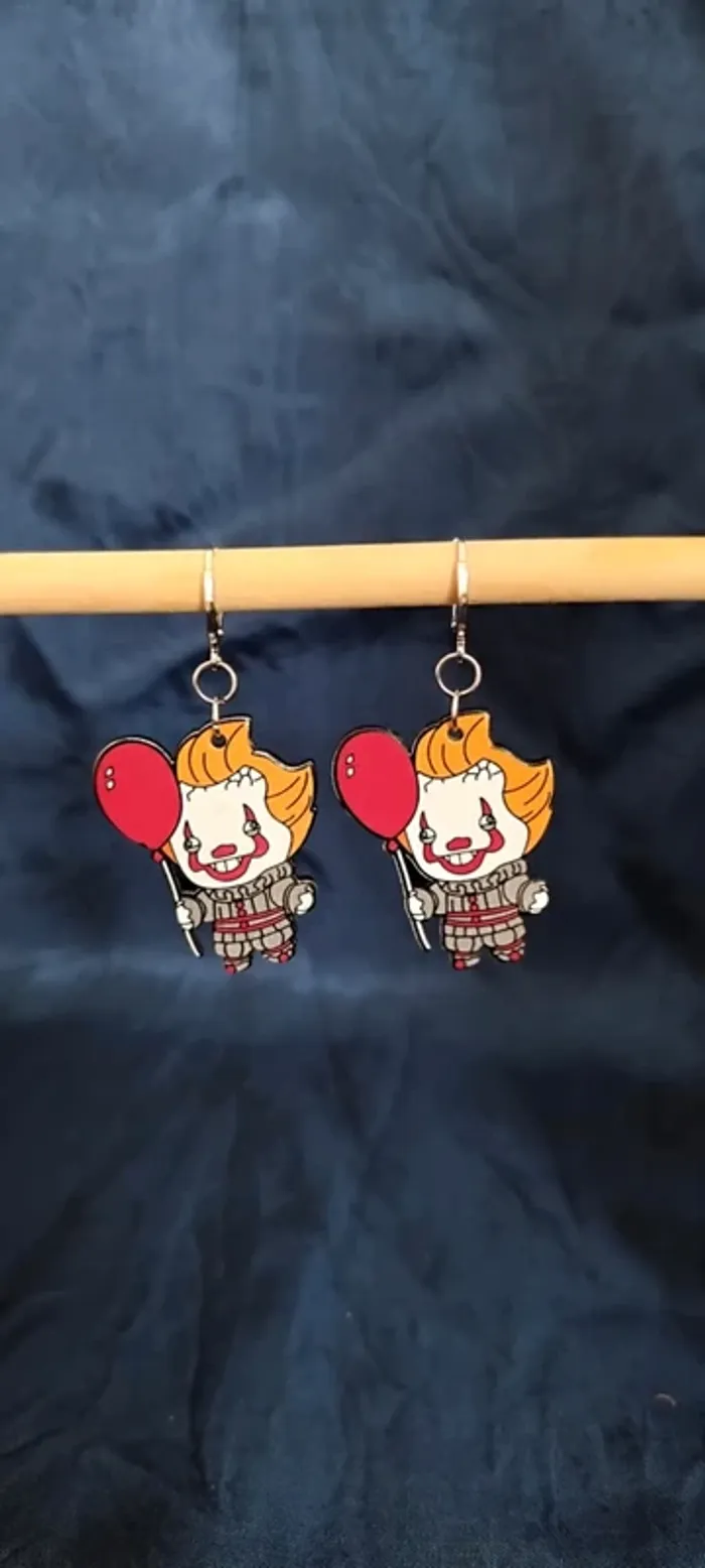 Boucles d'oreilles Le Clown Ça - photo numéro 2