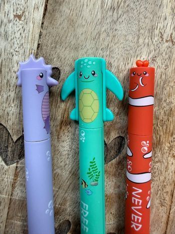 Magnifique stylos effaçables style Legami passion kawai