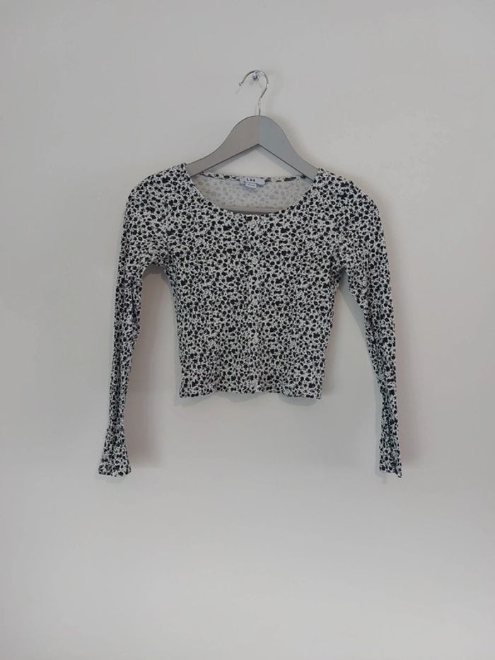 Croptop à manches longues
