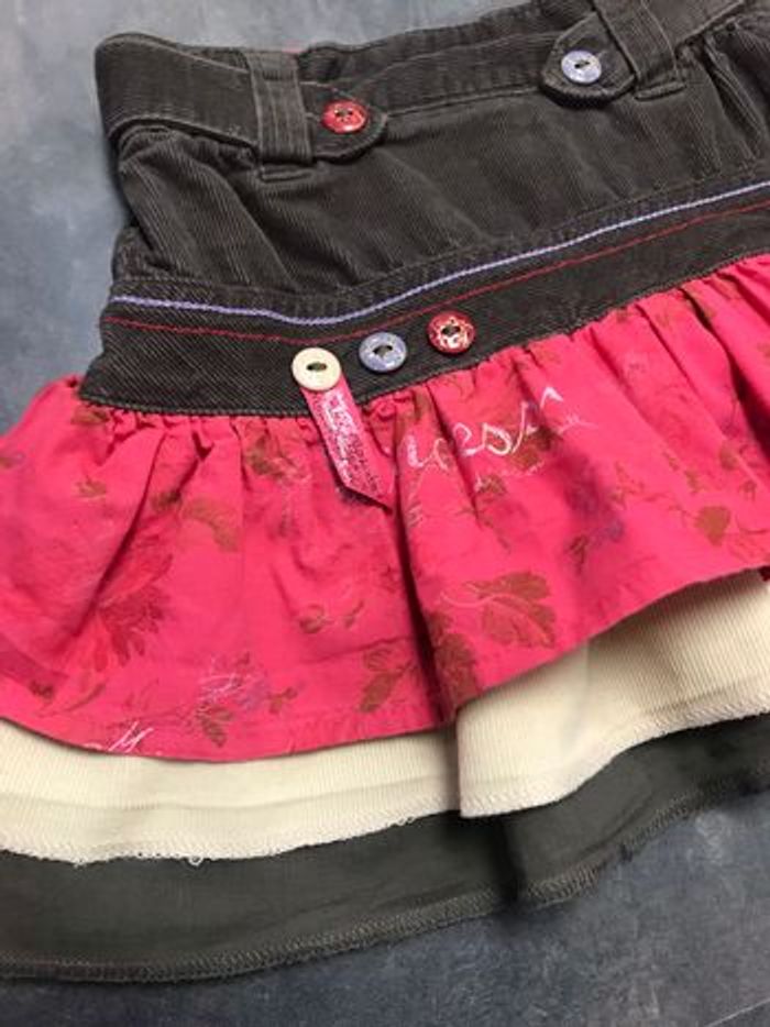 Ensemble t-shirt et jupe baroque 6 mois Alphabet - photo numéro 3