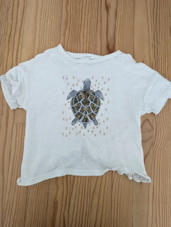 T-shirt tortue, Vertbaudet 3 ans