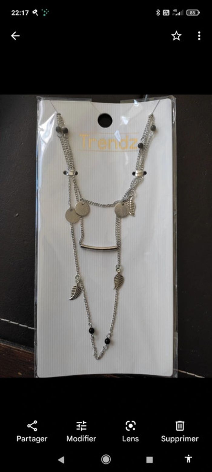 Collier fantaisie multi rangs