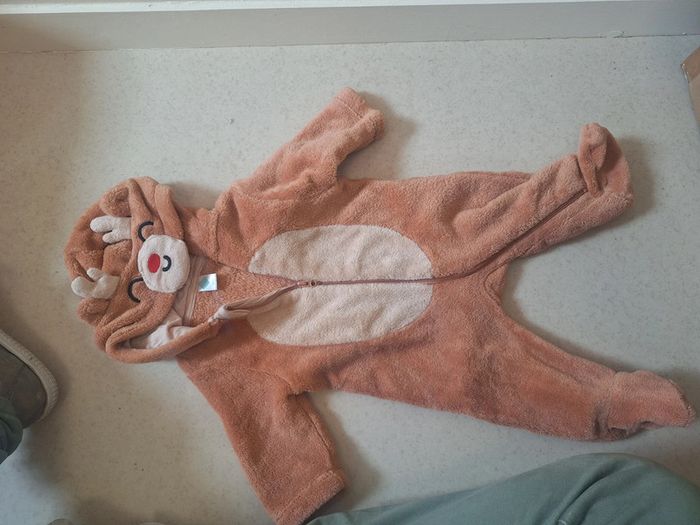 Combinaison pyjamas douce renne 3mois