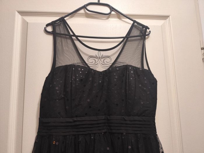Robe Bréal noir sequins T40 - photo numéro 2