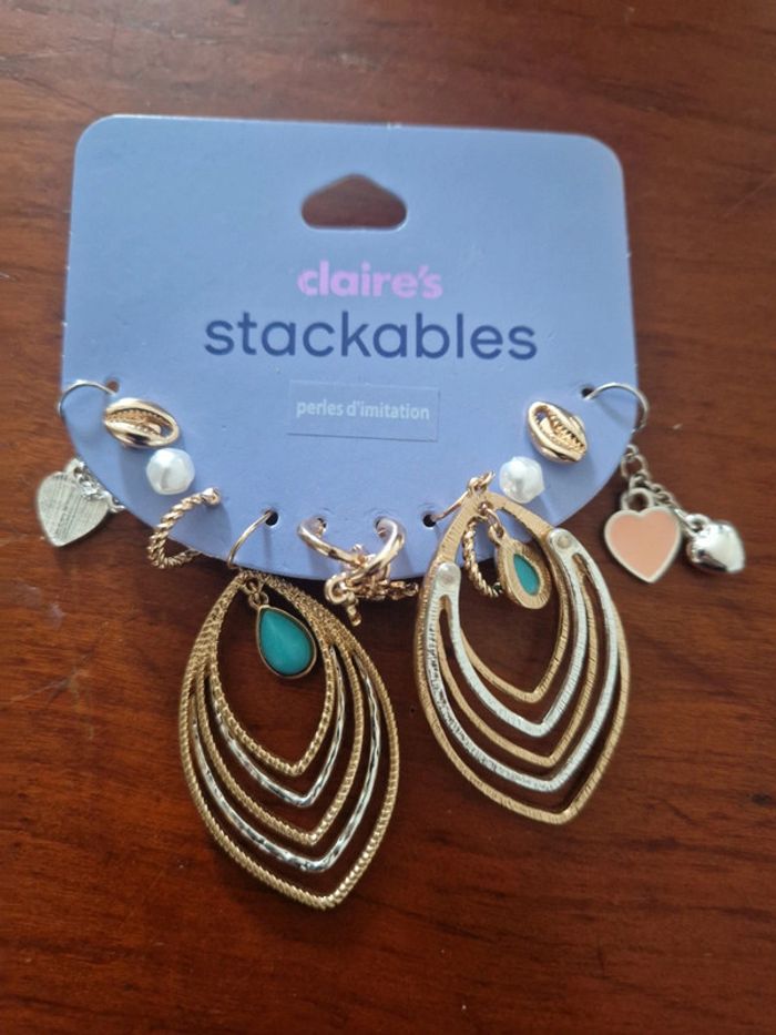 Lot de boucles d'oreilles - photo numéro 3