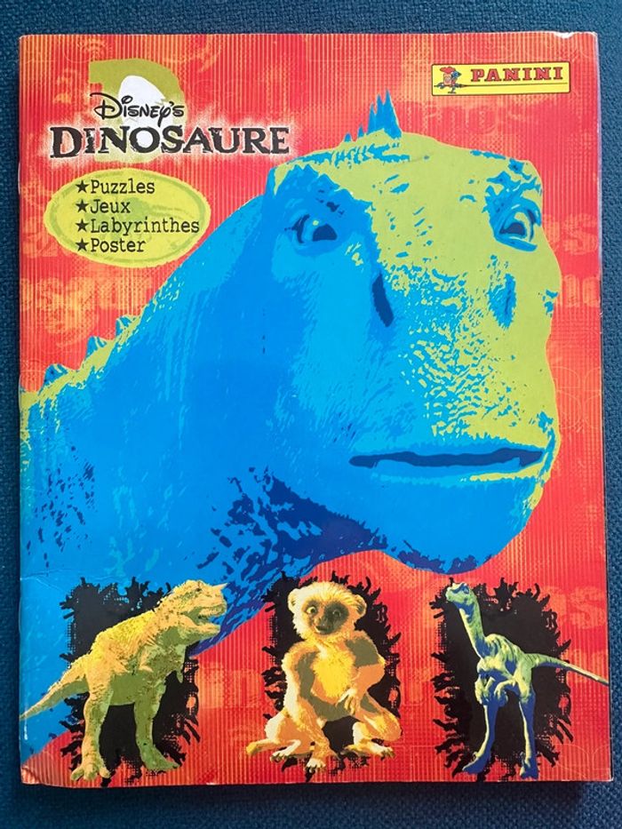 Album Panini complet Disney Dinosaures + poster autocollants stickers vintage collection