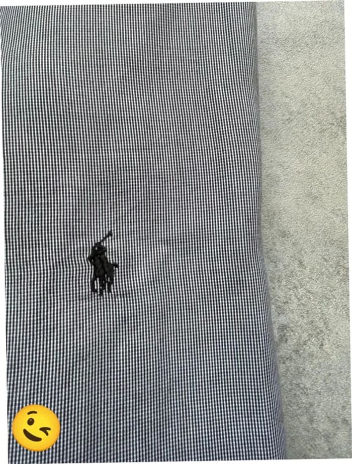 Chemise Ralph Lauren manches longues Taille XL gris noir Homme Men CHE126 - photo numéro 2