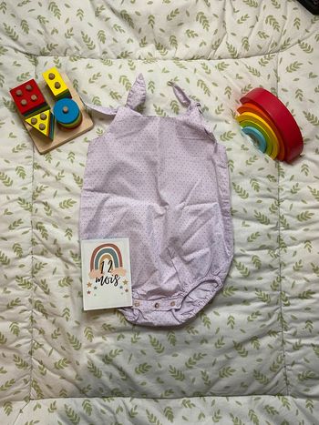 barboteuse sans manches lilas 12 mos l'orangerie