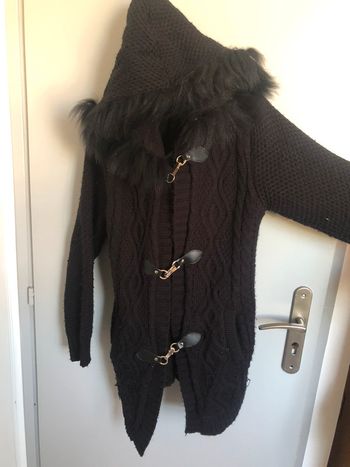 Veste Gilet douillet noir taille M