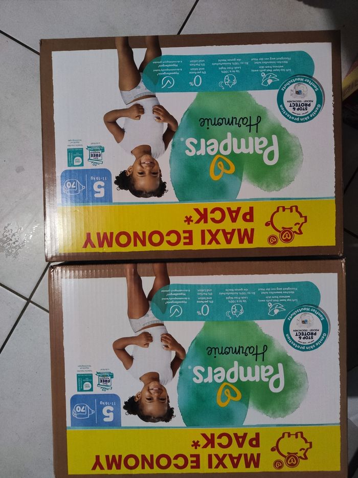 Couches Pampers harmonie taille 5