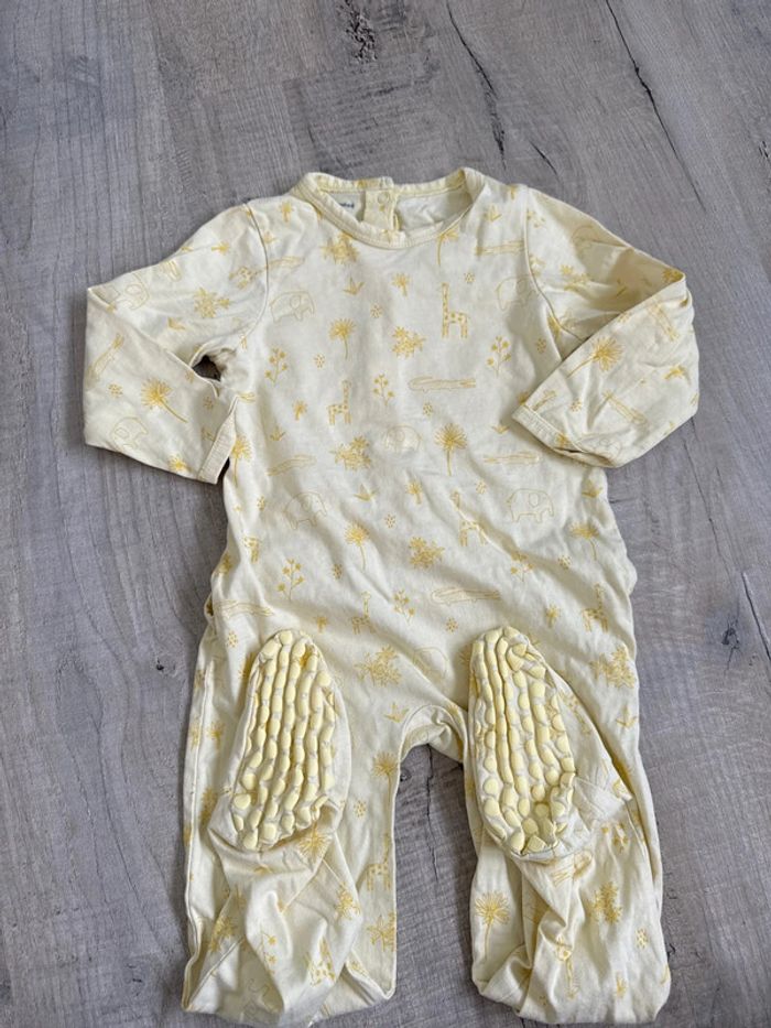 Grenouillère légère jaune