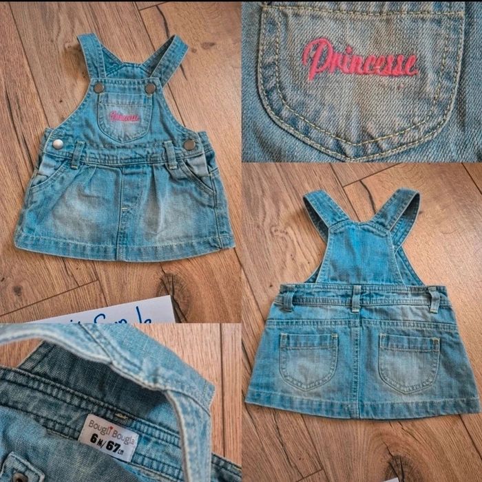 Lot de 4 robes courtes été 6 mois dont 1 gratuite - photo numéro 4