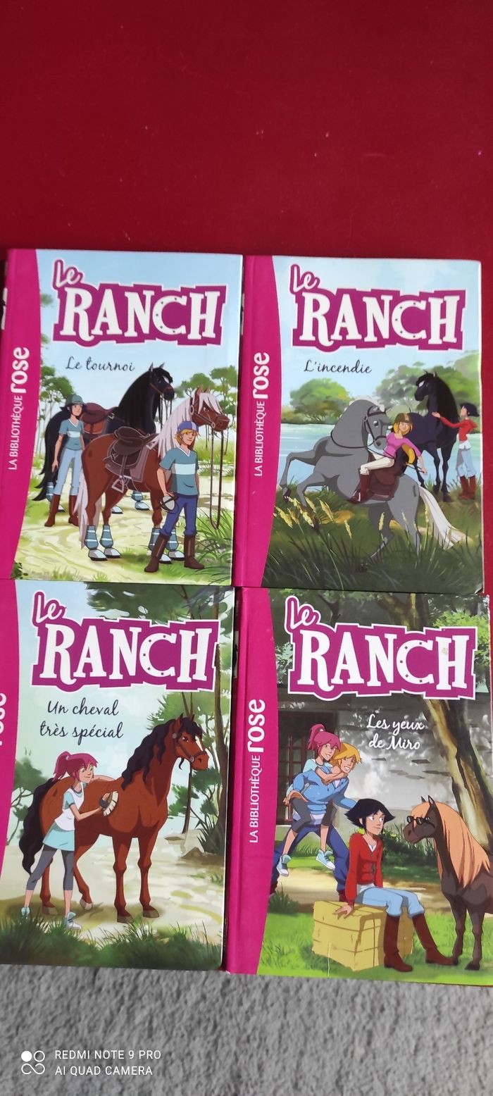 Lot 4 livres  le ranch