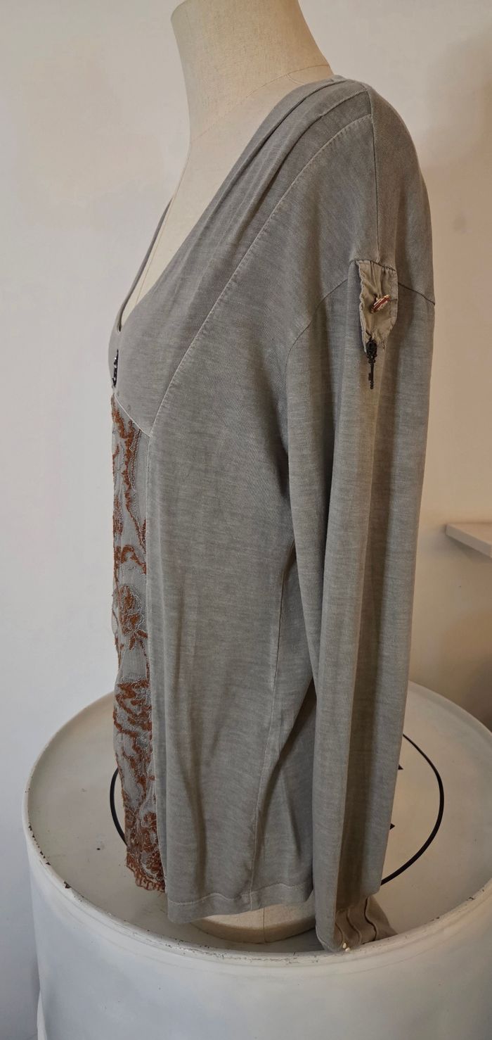 ELISA CAVALETTI – Top Bohème Brodé & Bijou – Taille M - photo numéro 6