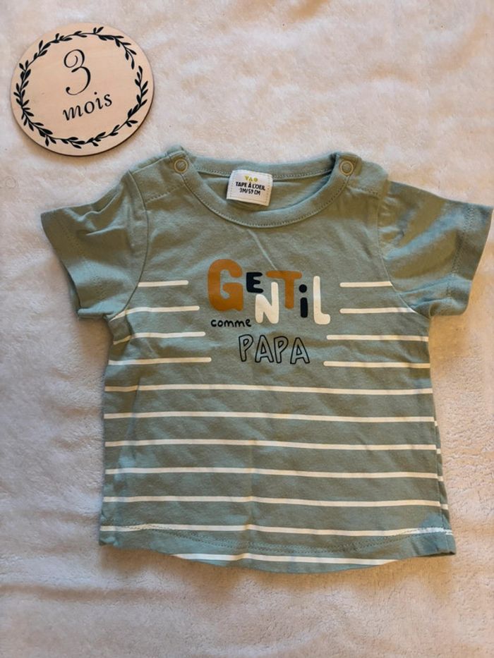 Tee shirt tape à l’œil 3 mois