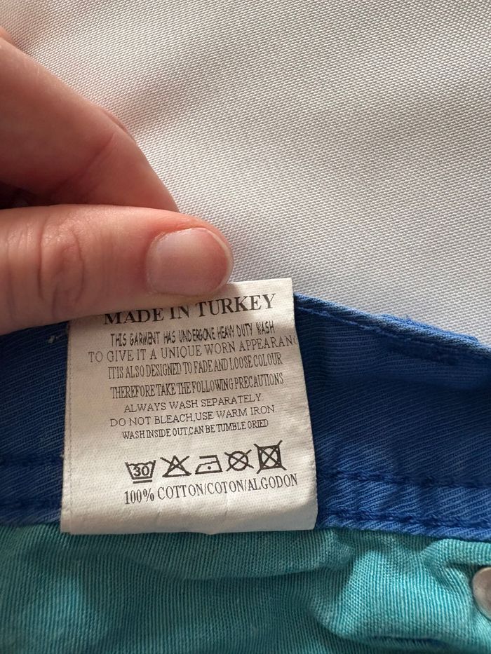 Bermuda bleu électrique - Amica Denim - L/40-W.30 - photo numéro 7