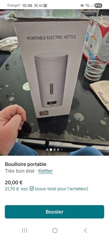 Bouilloire portable